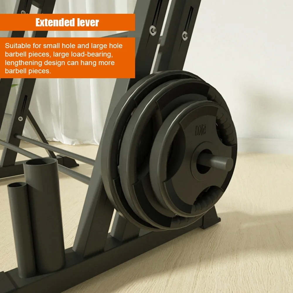3-Tier Weights and Barbell Storage Rack | Barbell Dumbbell Kettlebell Weight Plate