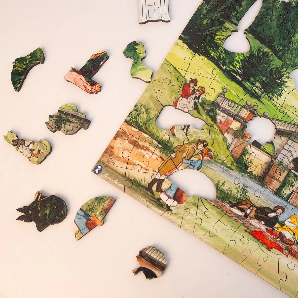 'A Regency Picnic' 250-Piece Wooden Jigsaw Puzzle