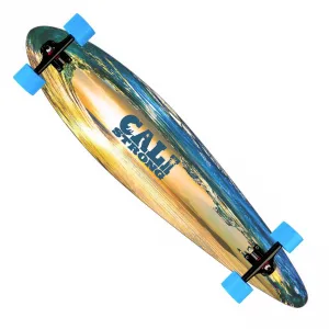 CALI Strong Wave State Longboard Pintail Complete